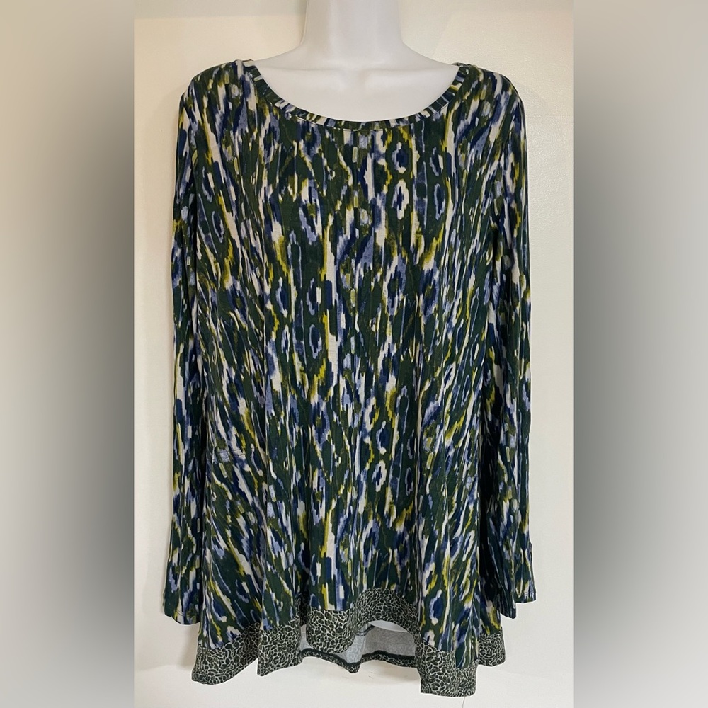LOGO Yellow Logo tunic new without tag size L